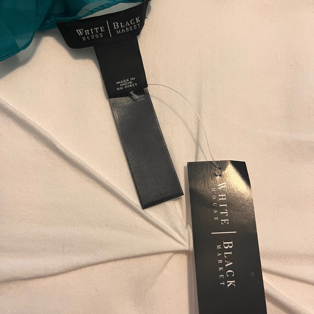 NWT White house black market ruffled scarf - Picture 3 of 5